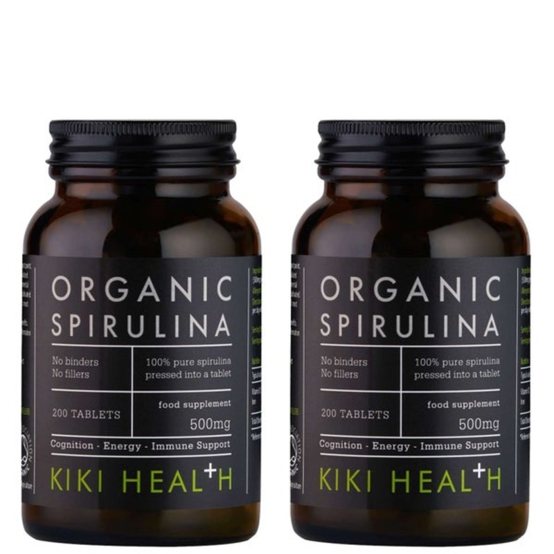 KIKI Health Organic Spirulina Tablets 2 x 200
