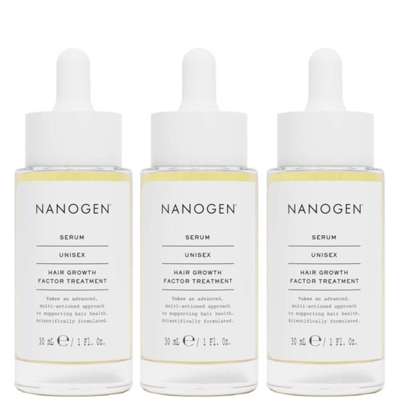 Nanogen Bundles Trio: Hair Thickening Treatments for Everyone Hair Growth Factor Serum 30ml x 3