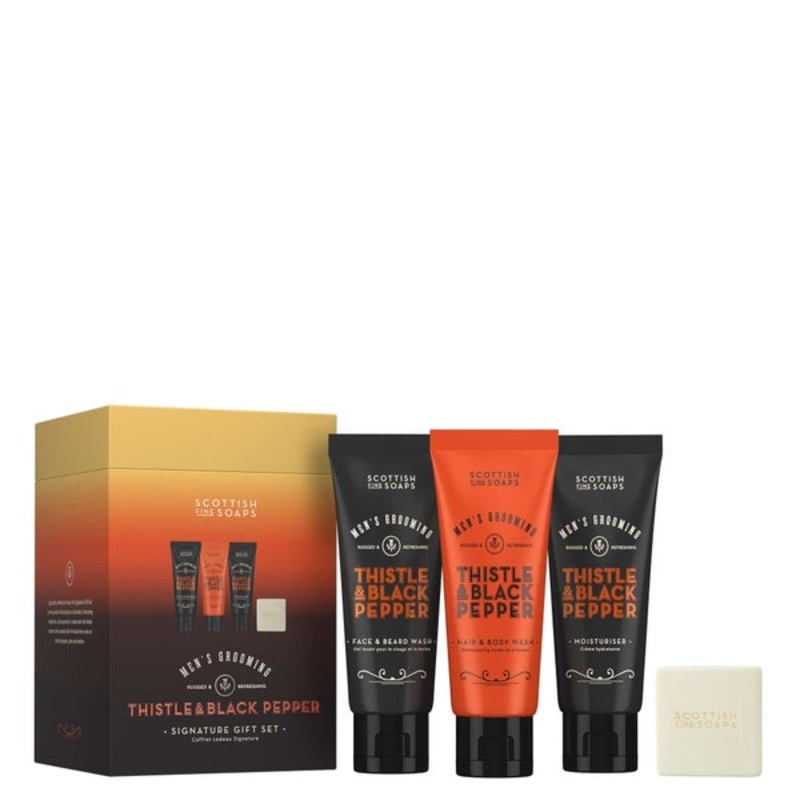 The Scottish Fine Soaps Company Thistle & Black Pepper Signature Gift Set
