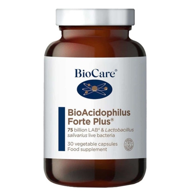 BioCare Digestion Supplements  BioAcidophilus Forte Plus x 30 Capsules