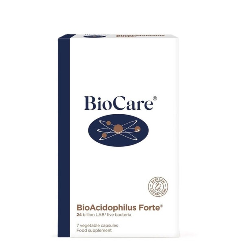 BioCare Digestion Supplements  BioAcidophilus Forte x 7 Capsules