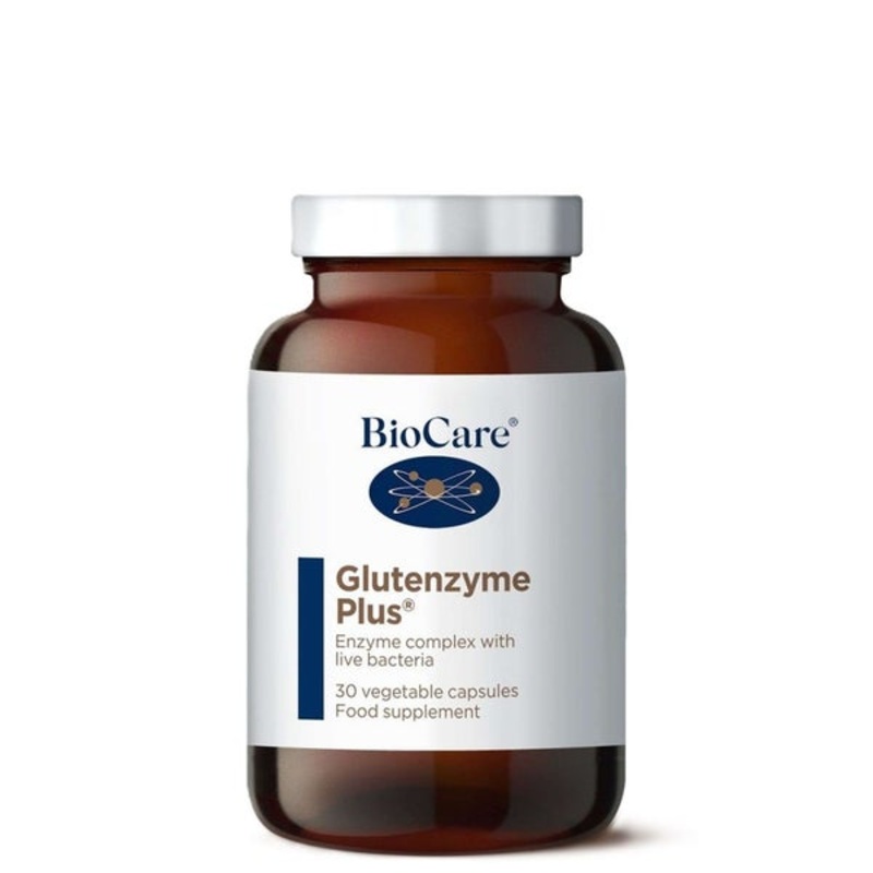 BioCare Digestion Supplements  Glutenzyme Plus x 30 Capsules