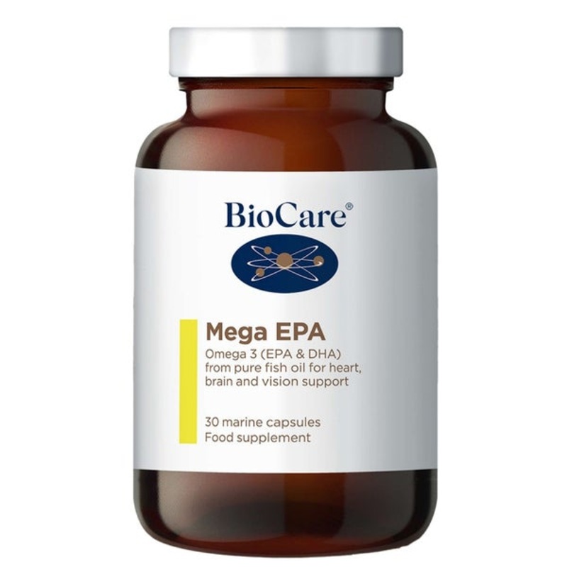 BioCare Fish Oil Supplements Mega Epa Marine x 30 Capsules