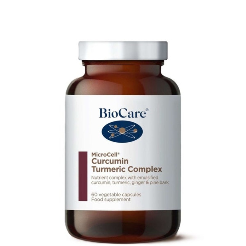 BioCare Joint & Bone Supplements  Microcell Curcumin Turmeric Complex x 60 Capsules