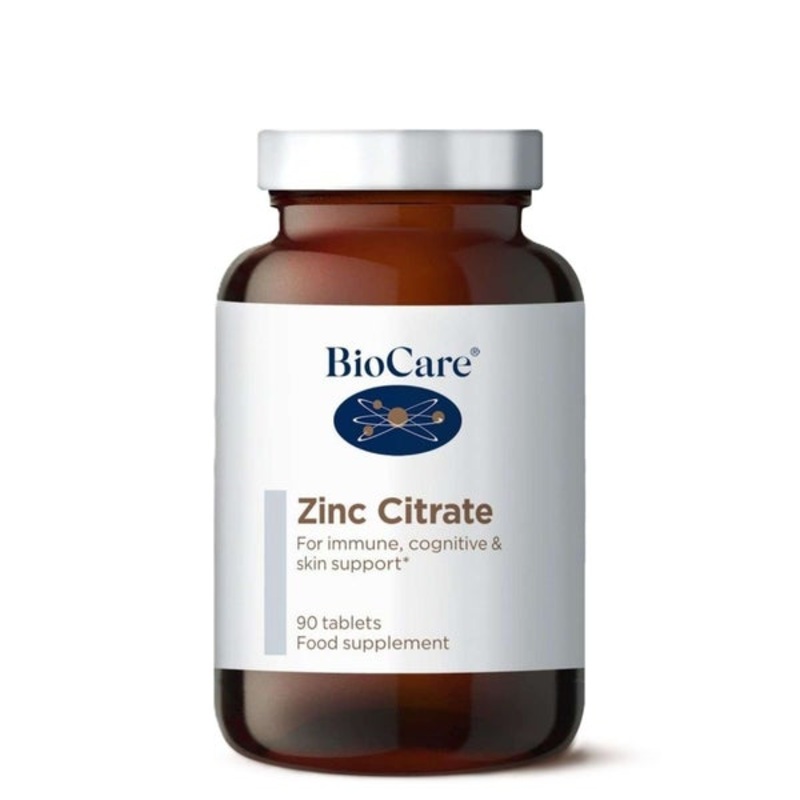 BioCare Minerals Supplements Zinc Citrate x 90 Tablets