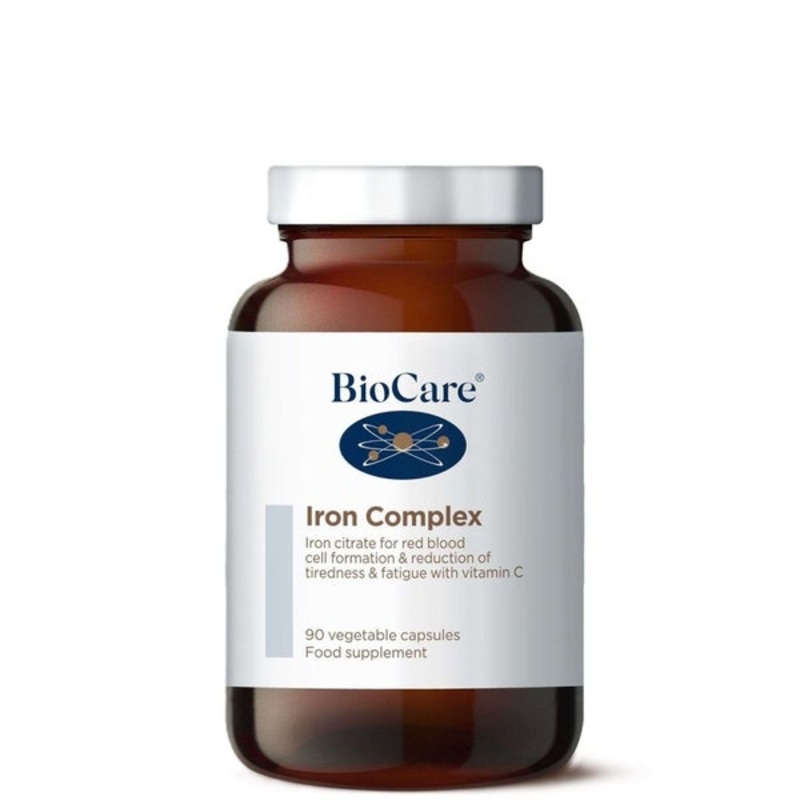 BioCare Vitamins & Supplements Iron Complex x 90 Capsules