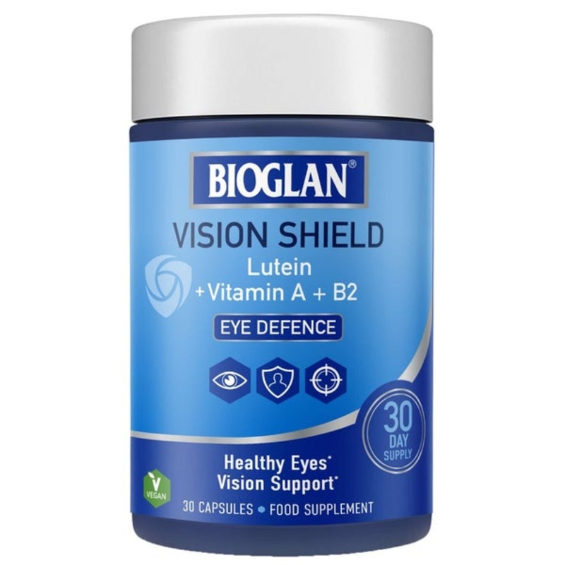 Bioglan Vision Shield  Healthy Eyes Vision Support x 30 Capsules
