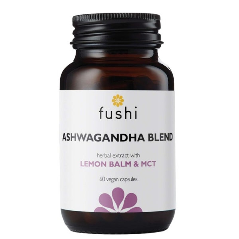Fushi Herbal & Vitamin Blends Ashwagandha with Vegan MCT Extract x 60 Capsules