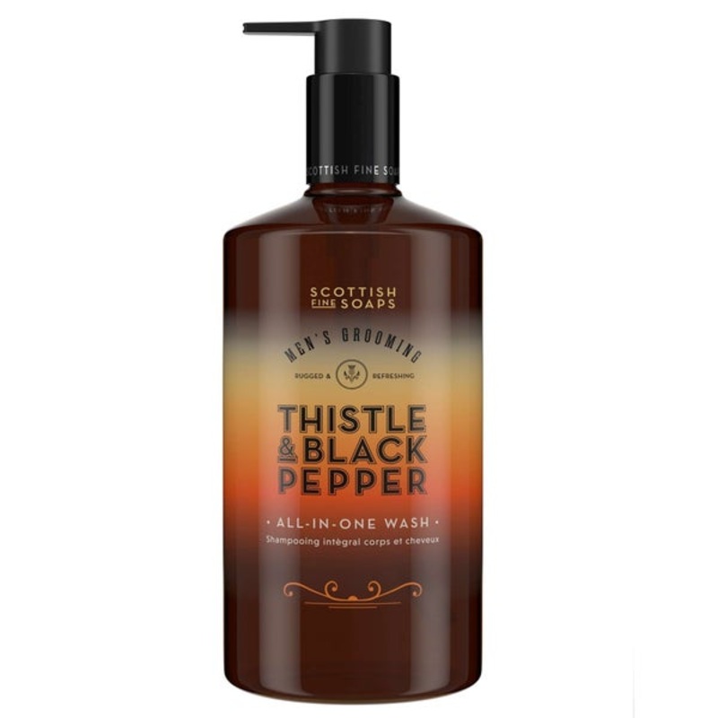 The Scottish Fine Soaps Company Thistle & Black Pepper All-In-One Wash 500ml