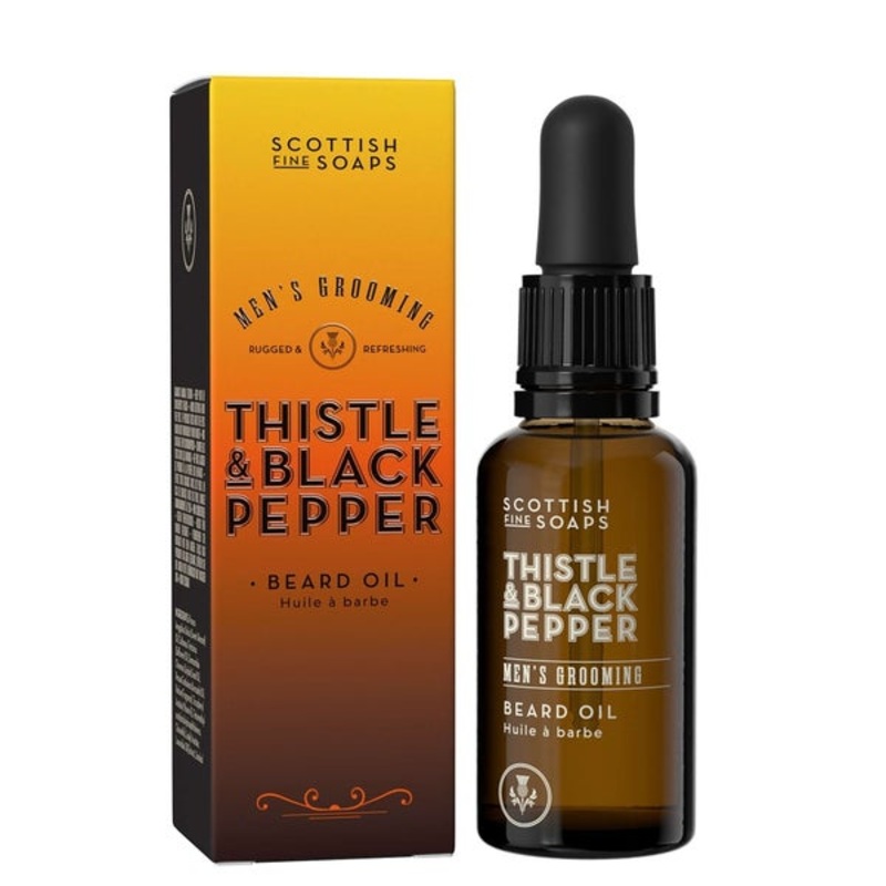 The Scottish Fine Soaps Company Thistle & Black Pepper Beard Oil 30ml