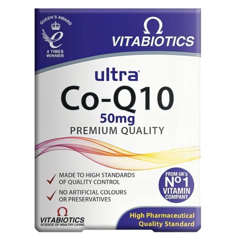 Vitabiotics Ultra Co-Q10 50mg Tablets x 60
