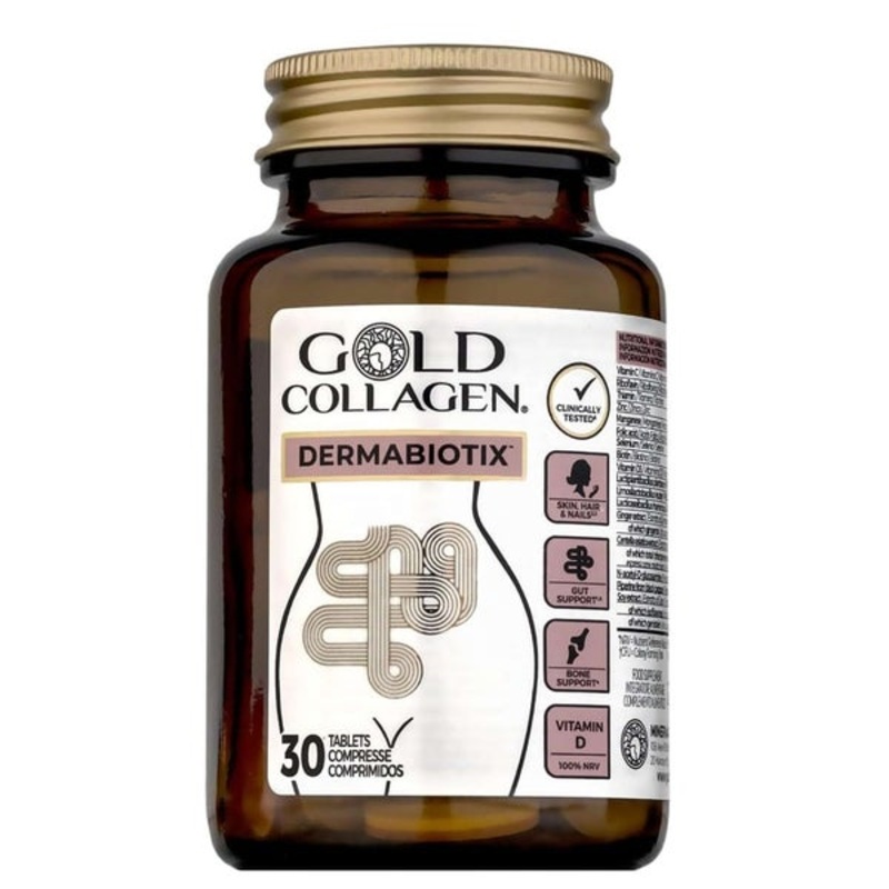 Gold Collagen Supplements Dermabiotix Tablets x 30