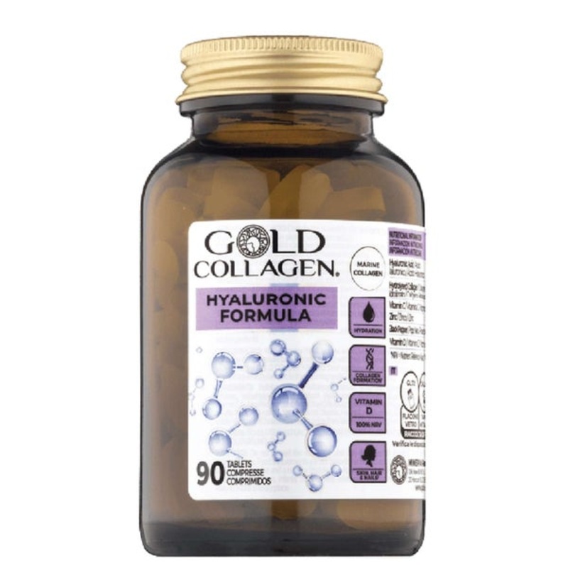 Gold Collagen Supplements Hyaluronic Formula Tablets x 90