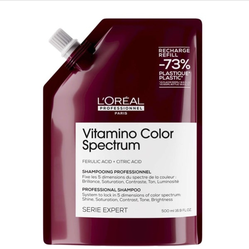 L’Oral Professionnel Vitamino Color Spectrum Shampoo Refill Pack for Coloured Hair 500ml