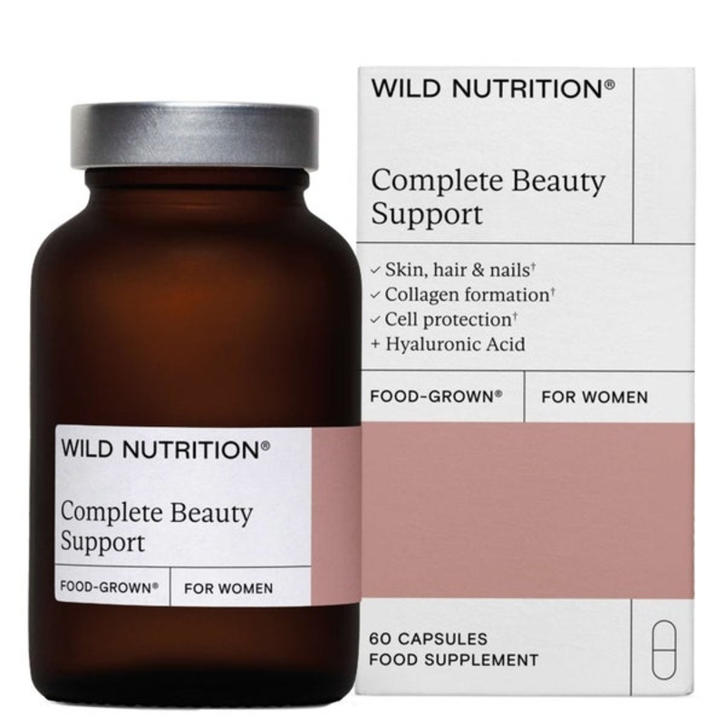 Wild Nutrition  Supplements Food-Grown Complete Beauty Support Capsules x 60