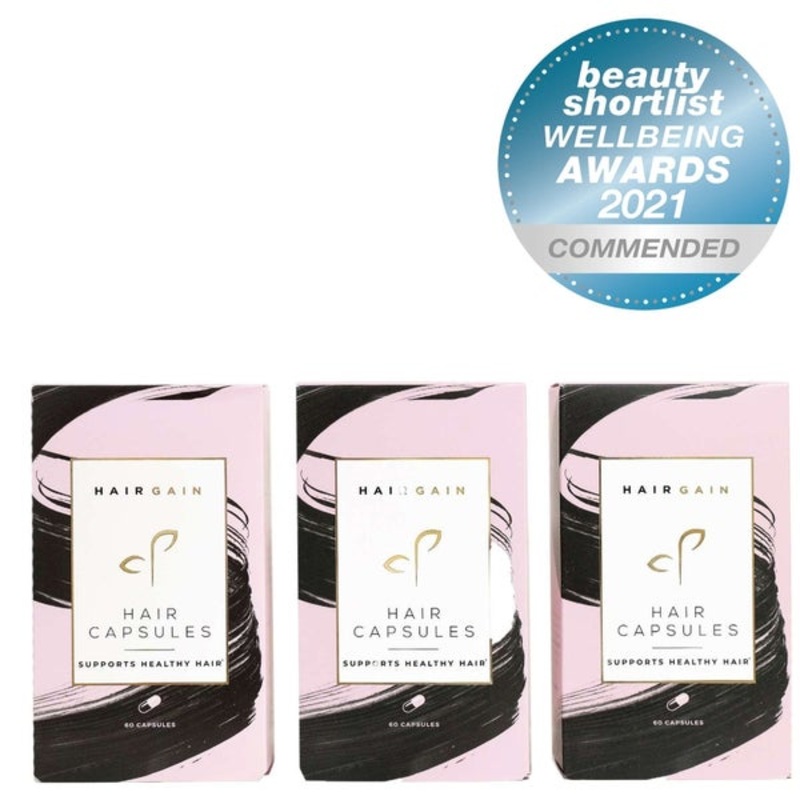 Hair Gain Hair Capsules Trio – 3 Month Supply x 180 Capsules