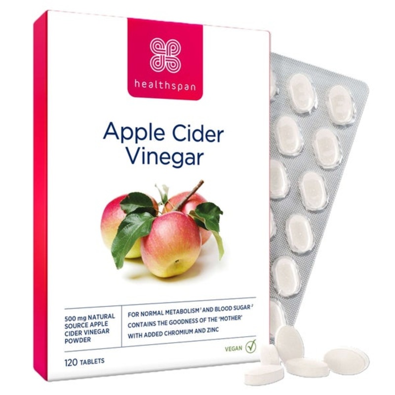 Healthspan Vitamins & Supplements Apple Cider Vinegar Tablets x 120