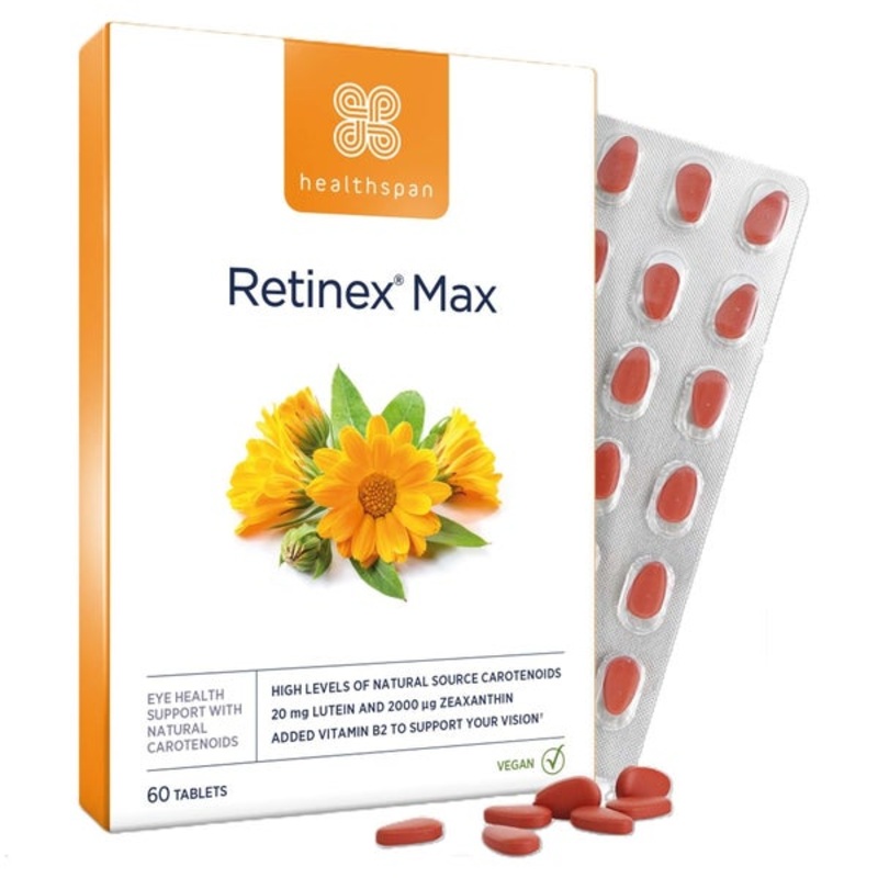 Healthspan Vitamins & Supplements Retinex Max Tablets x 60
