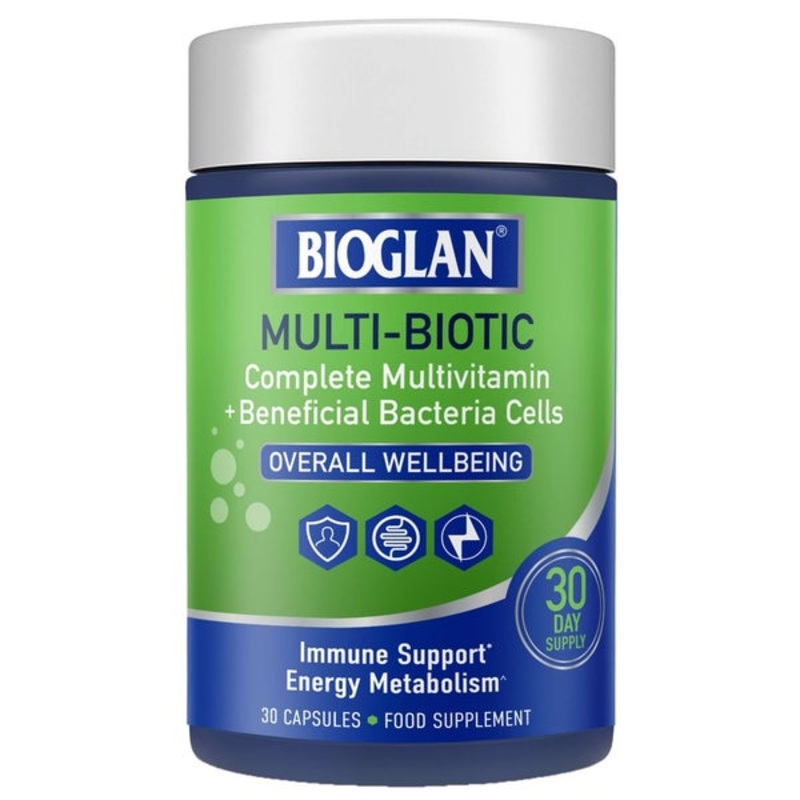 Bioglan Multi-Biotic  Immune Support Energy Metabolism x 30 Capsules