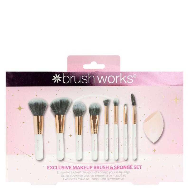 Brushworks Gifts & Sets Exclusive Makeup Brush and Sponge Set