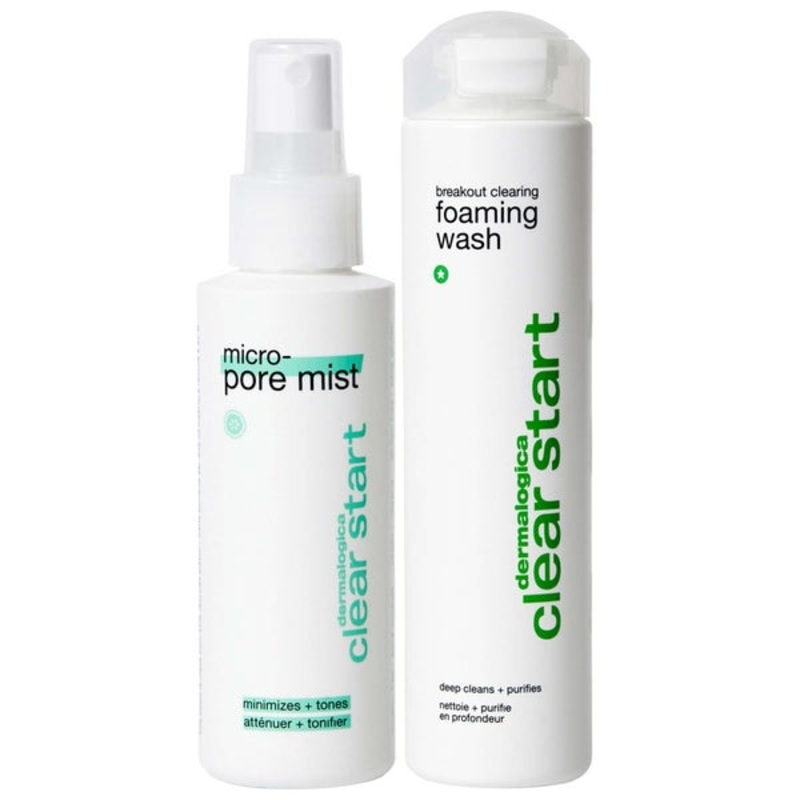 Dermalogica Bundles Duo: Dermalogica Clear Start Micro-Pore Mist 118ml & Breakout Clearing Foaming Wash 295ml