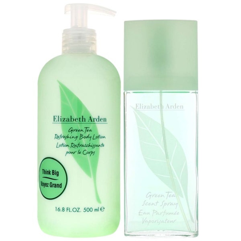 Elizabeth Arden Bundles Duo: Green Tea Body Lotion 500ml & Eau Parfume Scent Spray 100ml