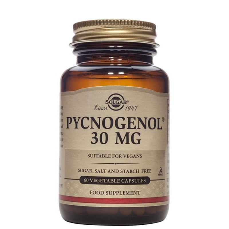 Solgar Antioxidants Pycnogenol 30mg Vegetable Capsules x 60