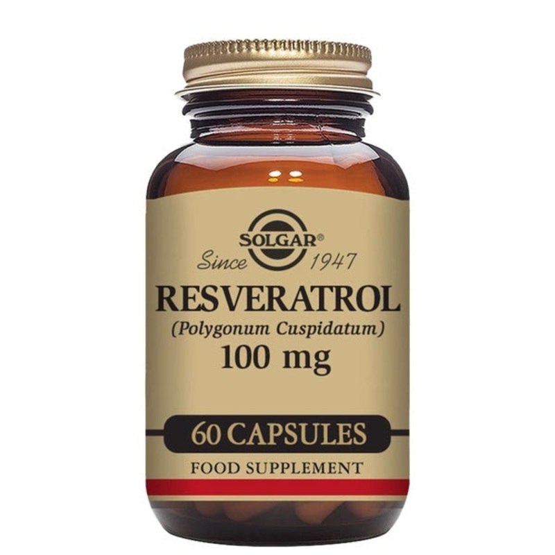 Solgar Antioxidants Resveratrol 100mg Vegetable Capsules x 60