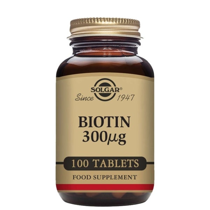 Solgar Vitamins Biotin 300g Tablets x 100