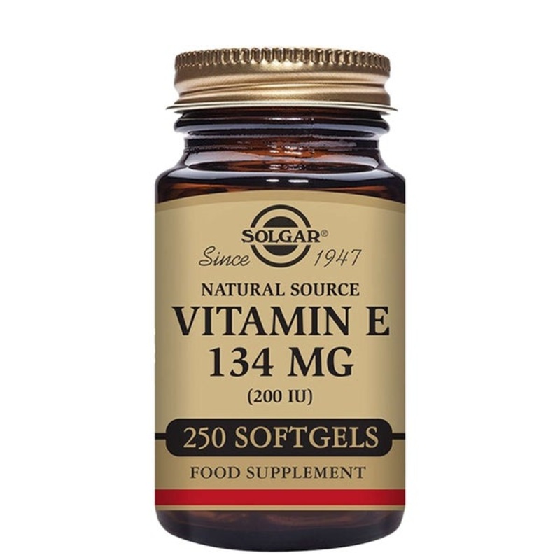Solgar Vitamins Natural Source Vitamin E 134mg (200 IU) Softgels x 250