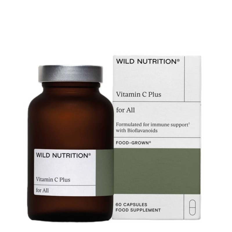 Wild Nutrition  Supplements Food-Grown Vitamin C Plus Capsules x 60