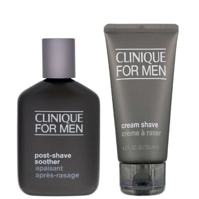 Clinique Duo: Mens Post Shave Soother 75ml / 2.5 fl.oz. & Cream Shave 125ml / 4.2 fl.oz.