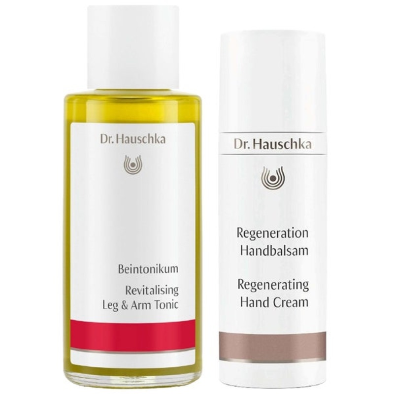Dr. Hauschka Bundles Duo: Revitalising Leg and Arm Tonic 100ml & Regenerating Hand Cream 50ml