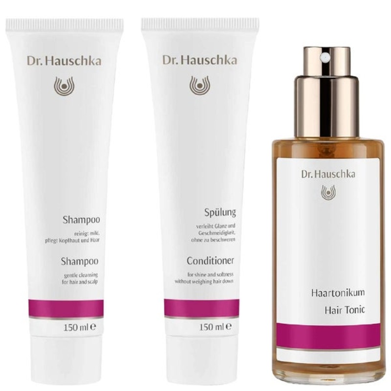Dr. Hauschka Trio: Shampoo 150ml, Conditioner 150ml & Tonic 100ml