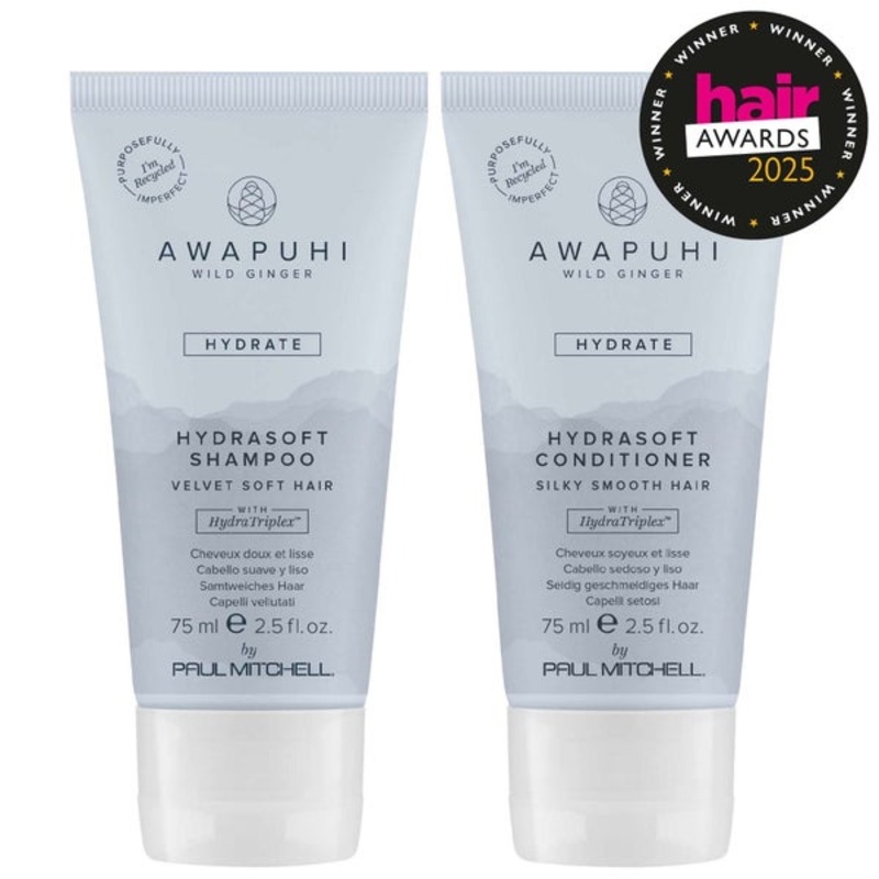 Paul Mitchell Bundles Duo: Awapuhi Wild Ginger HydraSoft Shampoo 75ml & Conditioner 75ml