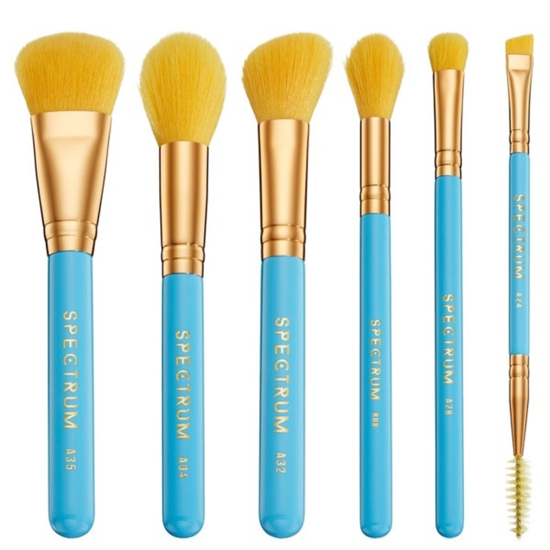 Spectrum Travel Books Amalfi 6 Piece Makeup Brush Set