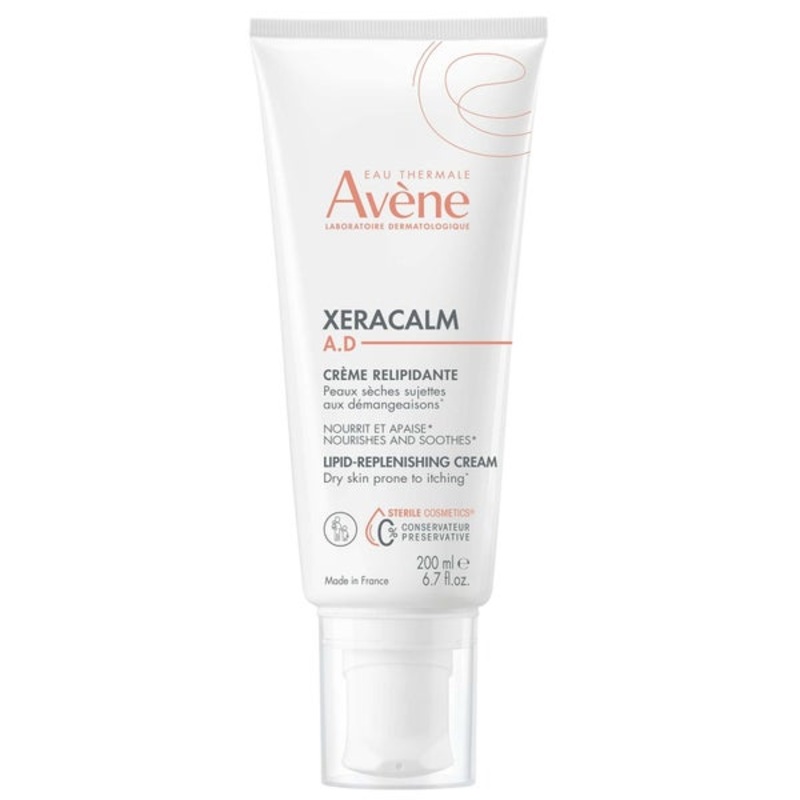 Avne Body XeraCalm A.D: Lipid-Replenishing Cream Moisturiser for Dry, Itchy Skin 200ml