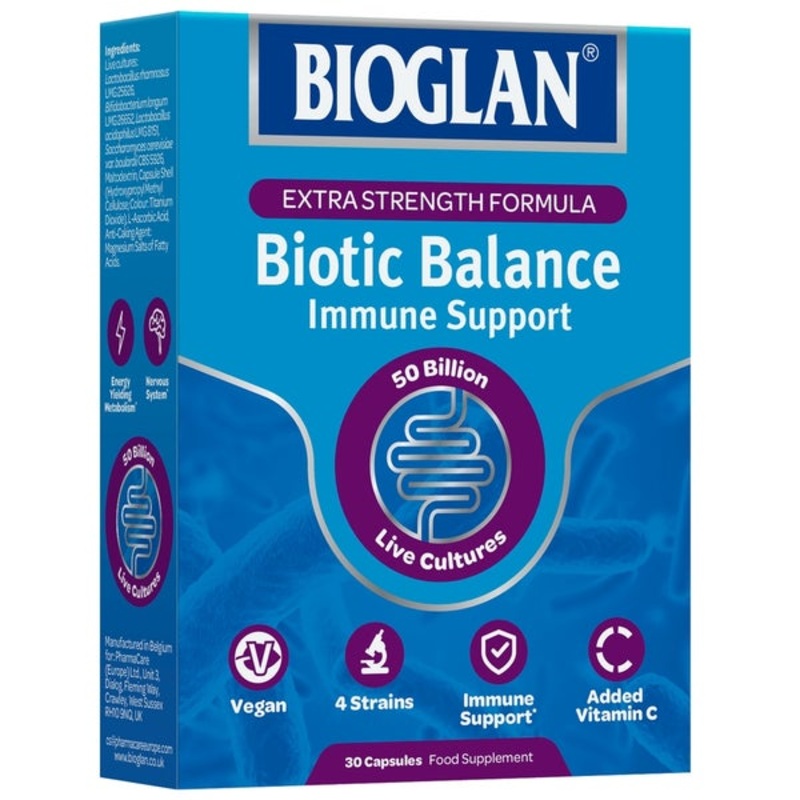 Bioglan Biotic Balance Immune Support Extra Strength Capsules x 30