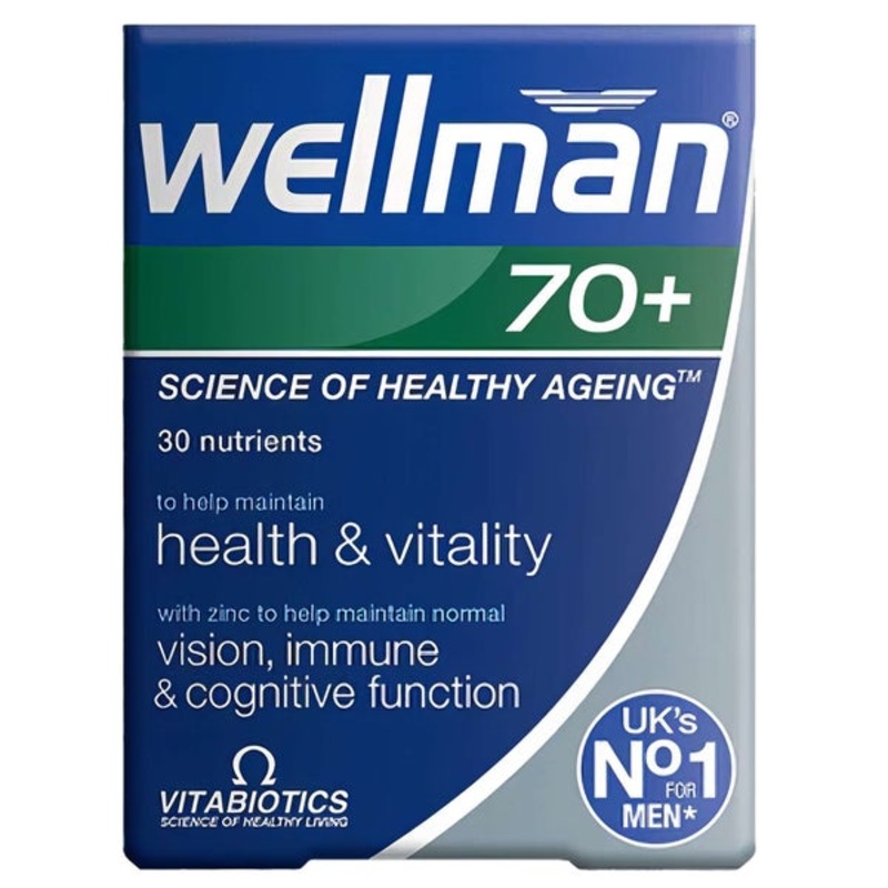 Vitabiotics Wellman 70+ x 30 Tablets