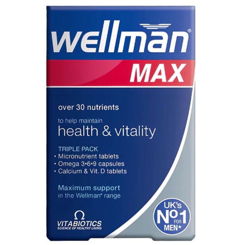 Vitabiotics Wellman Max 3-in-1 Triple Pack