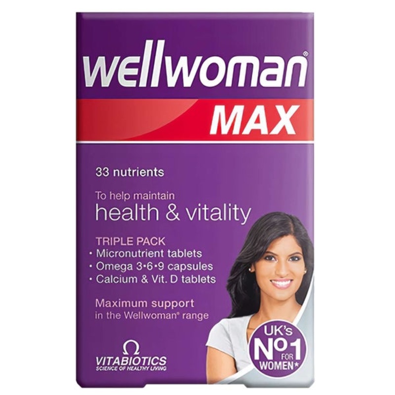 Vitabiotics Wellwoman Max Triple Pack: Capsules x 28 & Tablets 2 x 28