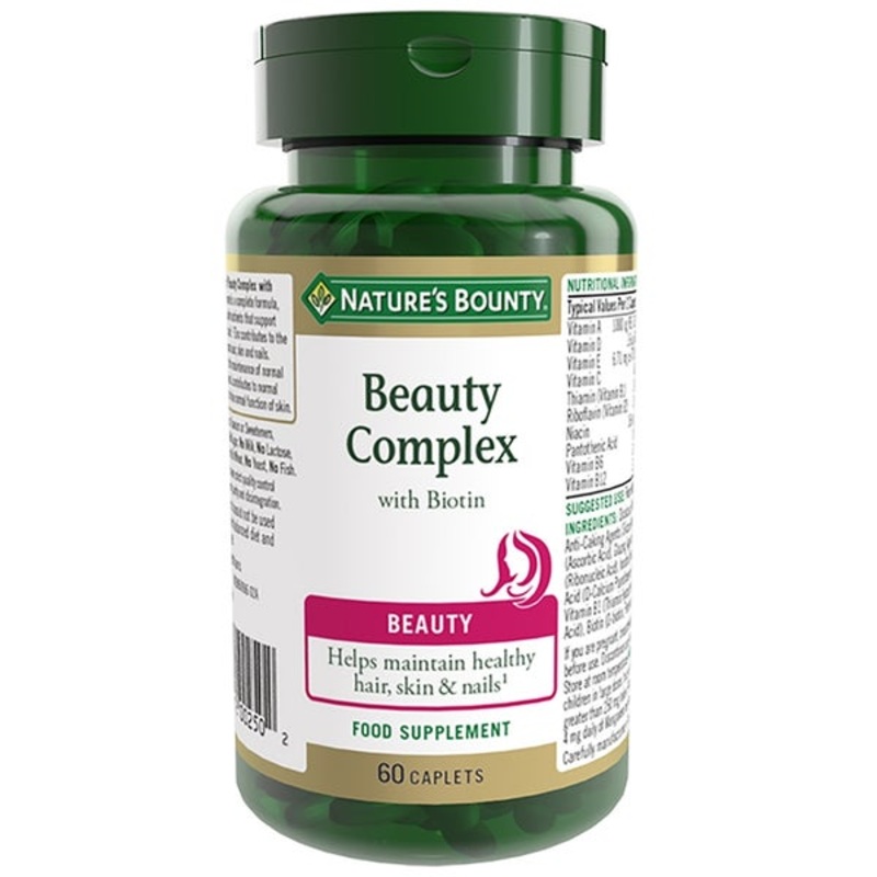 Nature’s Bounty Beauty Beauty Complex with Biotin Caplets x 60
