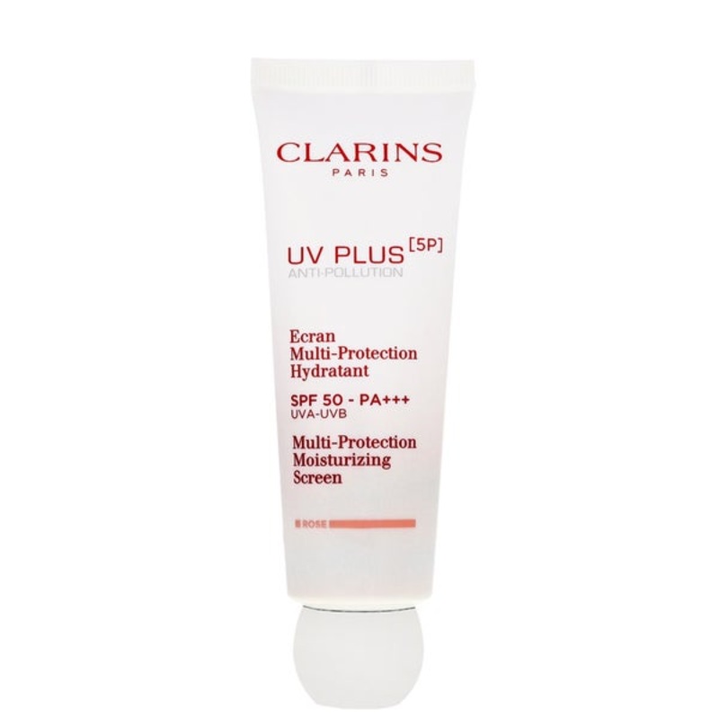 Clarins UV Plus [5P] Anti-Pollution Multi-Protection Moisturizing Screen SPF50 Rose 50ml